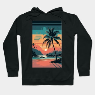 Sunset at the beach Hoodie